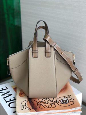 Small Hammock Bag 33047 Khaki Grained Calfskin-4.jpg