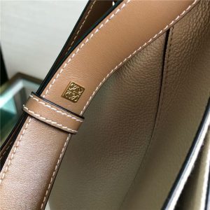 Small Hammock Bag 33047 Khaki Grained Calfskin-8.jpg