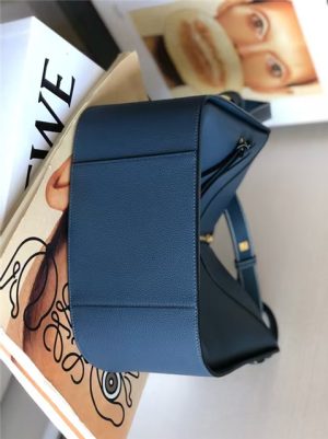 Small Hammock Bag 33047 Navy Grained Calfskin-5.jpg