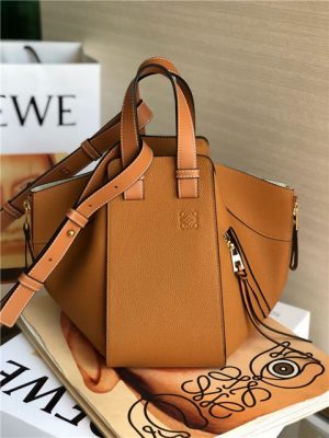 Small Hammock Bag 33047 Tan Grained Calfskin-1.jpg