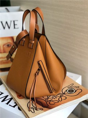 Small Hammock Bag 33047 Tan Grained Calfskin-3.jpg