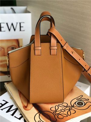 Small Hammock Bag 33047 Tan Grained Calfskin-4.jpg