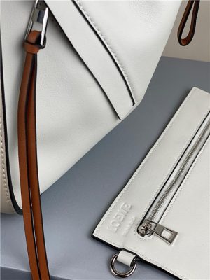 Small Hammock Bag 33047B TanWhite Classic Calfskin-7.jpg