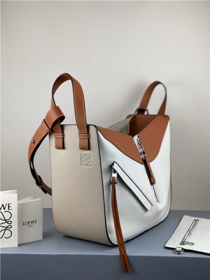 Small Hammock Bag 33047B TanWhite Classic Calfskin-8.jpg