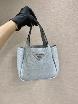 Prada Mini leather handbag Blue