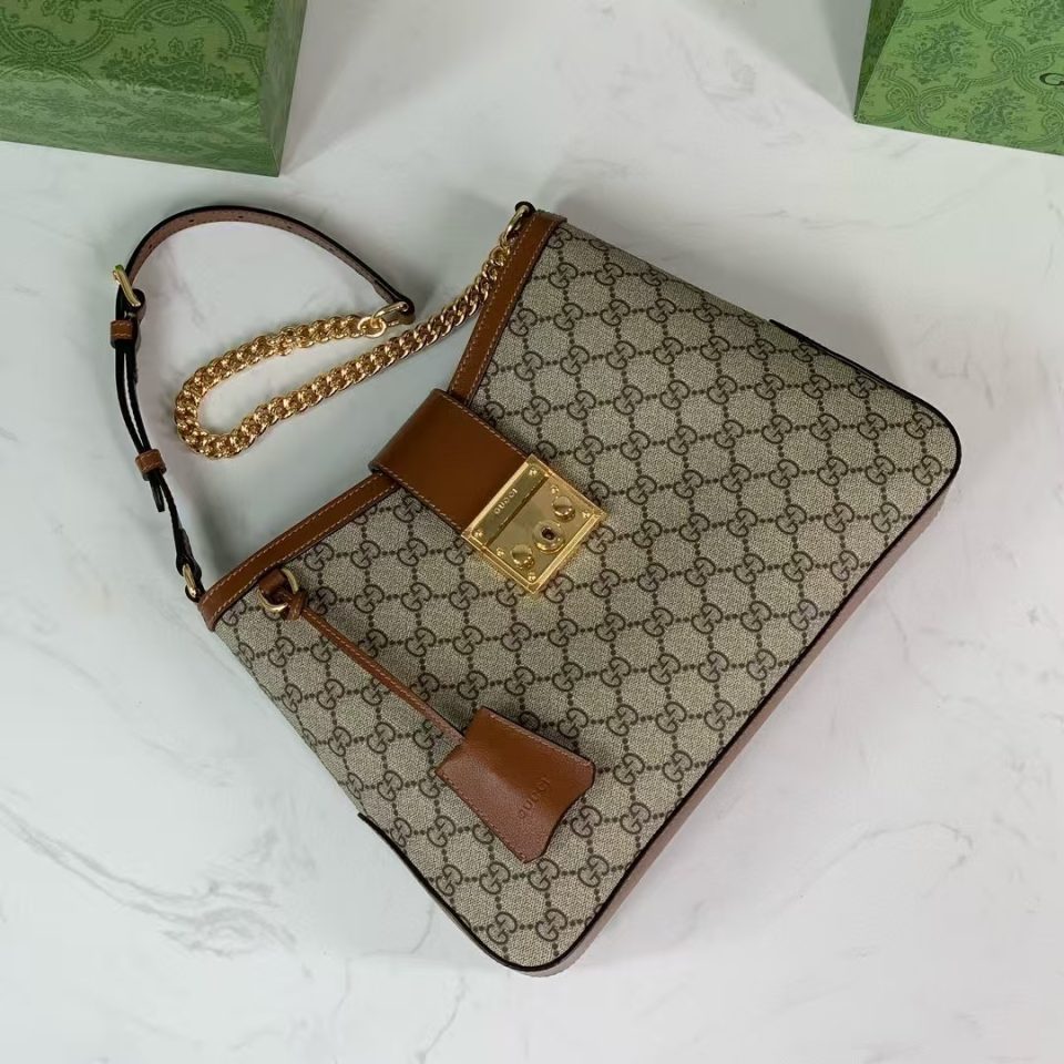 Gucci Padlock Monogrammed Shoulder Bag 795113