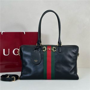 Borsetto Large Boston Bag 866734 Black Leather-1.jpg