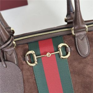 Borsetto Large Boston Bag 866734 Dark Brown Suede-5.jpg