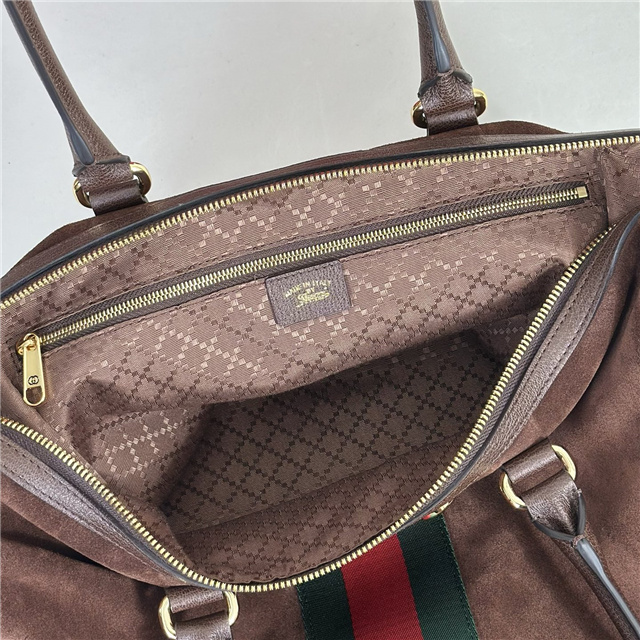 Borsetto Large Boston Bag 866734 Dark Brown Suede-8.jpg