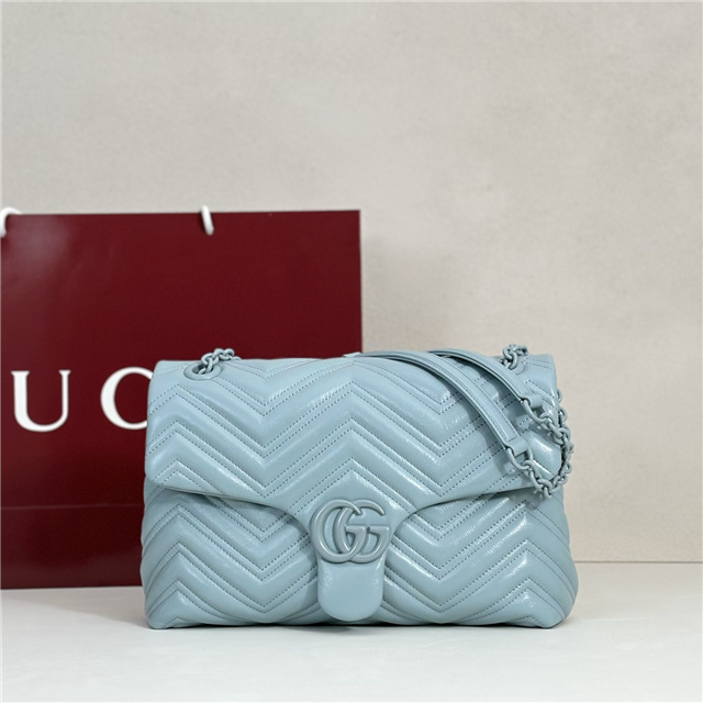 Gucci GG Marmont Medium Shoulder Bag 850676 Blue