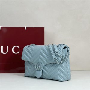 GG Marmont Medium Shoulder Bag 850676 Blue-2.jpg