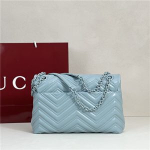 GG Marmont Medium Shoulder Bag 850676 Blue-3.jpg