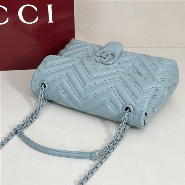 GG Marmont Medium Shoulder Bag 850676 Blue-5.jpg