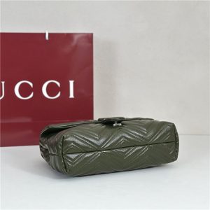 GG Marmont Medium Shoulder Bag 850676 Green-4.jpg