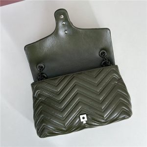 GG Marmont Medium Shoulder Bag 850676 Green-8.jpg