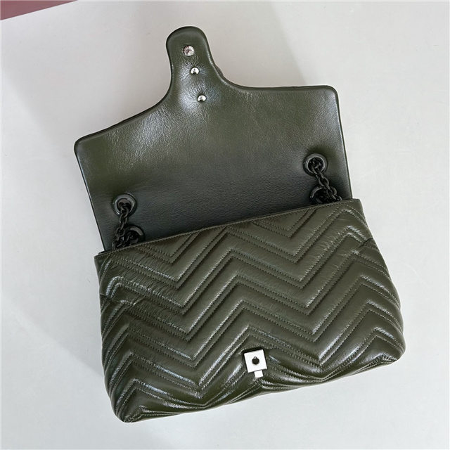 GG Marmont Medium Shoulder Bag 850676 Green-8.jpg
