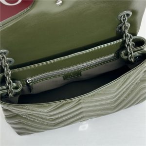 GG Marmont Medium Shoulder Bag 850676 Green-9.jpg