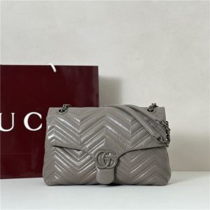 GG Marmont Medium Shoulder Bag 850676 Grey-1.jpg