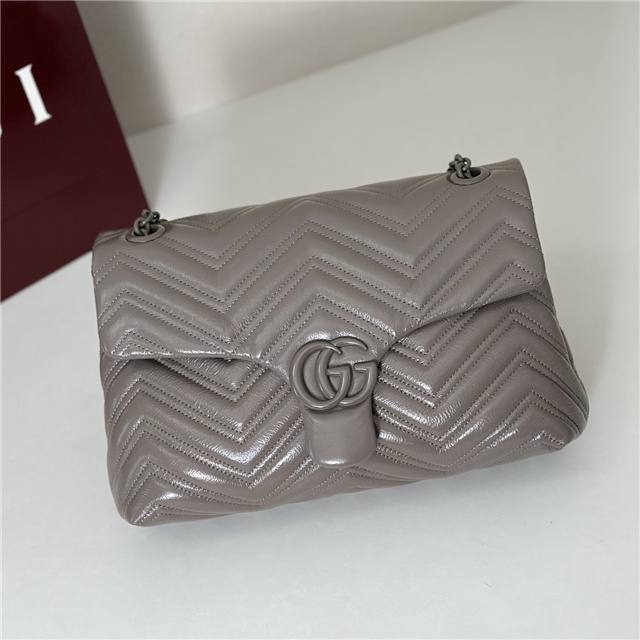 GG Marmont Medium Shoulder Bag 850676 Grey-6.jpg