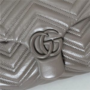 GG Marmont Medium Shoulder Bag 850676 Grey-7.jpg