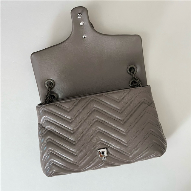 GG Marmont Medium Shoulder Bag 850676 Grey-8.jpg