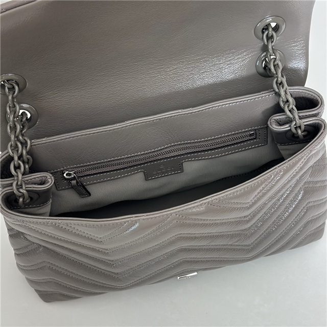 GG Marmont Medium Shoulder Bag 850676 Grey-9.jpg