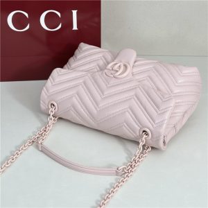 GG Marmont Medium Shoulder Bag 850676 Pink-5.jpg