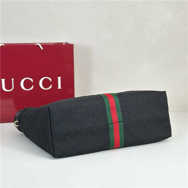 Gucci Giglio Large Tote Bag 853971 Black Canvas-4.jpg