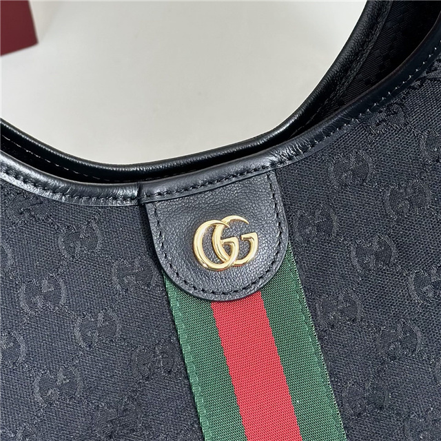 Gucci Giglio Large Tote Bag 853971 Black Canvas-5.jpg