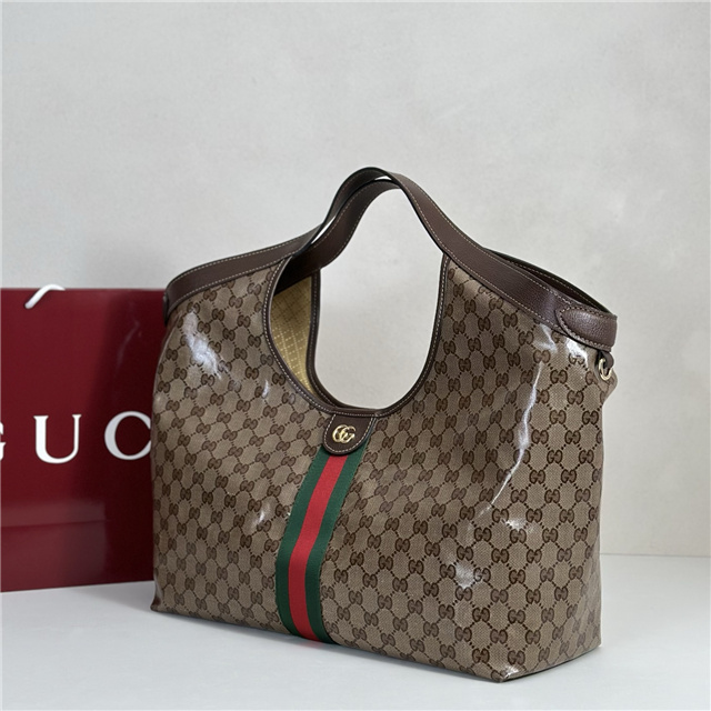 Gucci Giglio Large Tote Bag 853971 Brown Fabric-2.jpg