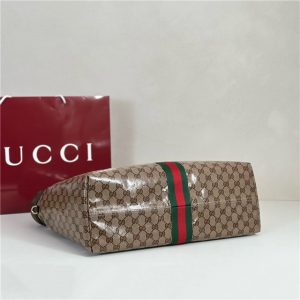 Gucci Giglio Large Tote Bag 853971 Brown Fabric-4.jpg