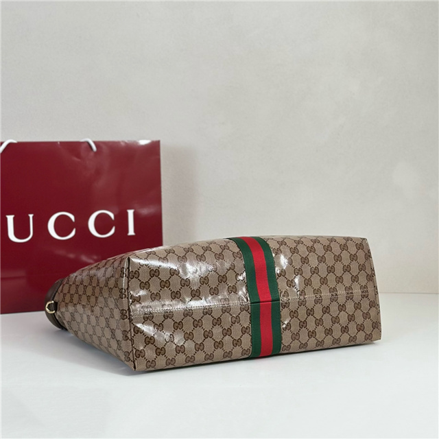 Gucci Giglio Large Tote Bag 853971 Brown Fabric-4.jpg