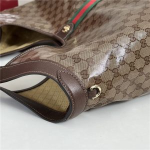 Gucci Giglio Large Tote Bag 853971 Brown Fabric-6.jpg