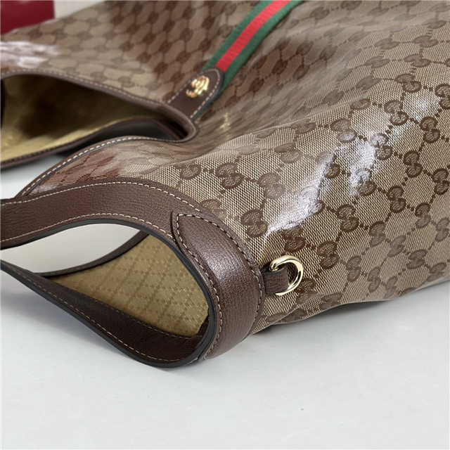 Gucci Giglio Large Tote Bag 853971 Brown Fabric-6.jpg