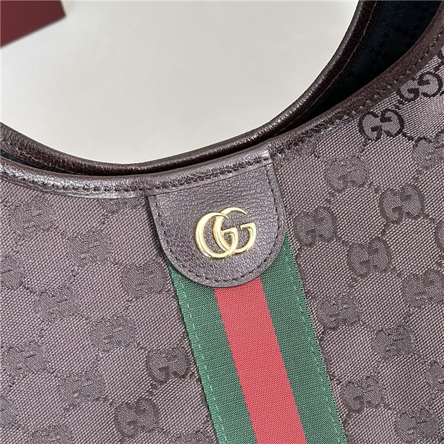 Gucci Giglio Large Tote Bag 853971 Dark Brown Canvas-5.jpg