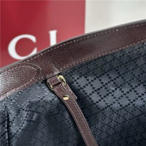 Gucci Giglio Large Tote Bag 853971 Dark Brown Canvas-8.jpg