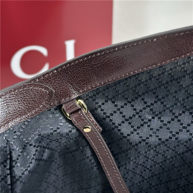 Gucci Giglio Large Tote Bag 853971 Dark Brown Canvas-8.jpg