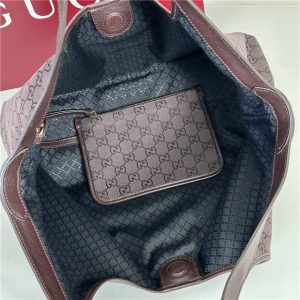 Gucci Giglio Large Tote Bag 853971 Dark Brown Canvas-9.jpg