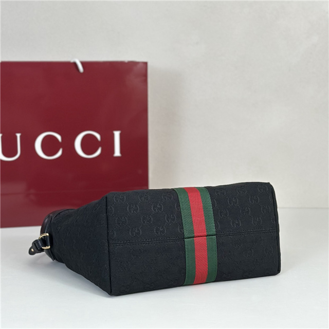 Gucci Giglio Small Tote Bag 860845 Black Canvas-4.jpg