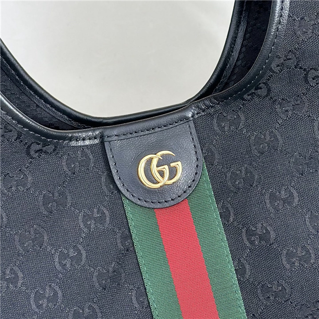 Gucci Giglio Small Tote Bag 860845 Black Canvas-5.jpg