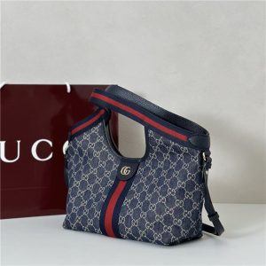 Gucci Giglio Small Tote Bag 860845 Blue Denim-2.jpg