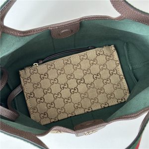 Gucci Giglio Small Tote Bag 860845 Brown Canvas-6.jpg