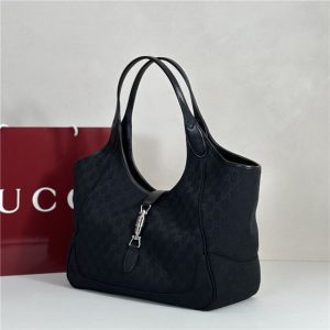 Mercato Medium Tote Bag 866645 Black Canvas-2.jpg