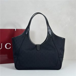 Mercato Medium Tote Bag 866645 Black Canvas-3.jpg