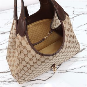 Mercato Medium Tote Bag 866645 Brown Canvas-7.jpg