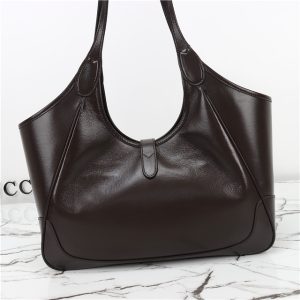 Mercato Medium Tote Bag 866645 Dark Brown Leather-6.jpg