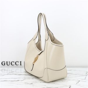 Mercato Medium Tote Bag 866645 White Leather-2.jpg
