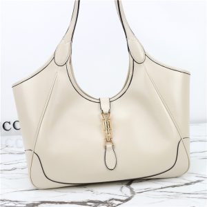 Mercato Medium Tote Bag 866645 White Leather-3.jpg