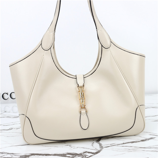 Mercato Medium Tote Bag 866645 White Leather-3.jpg