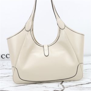 Mercato Medium Tote Bag 866645 White Leather-7.jpg